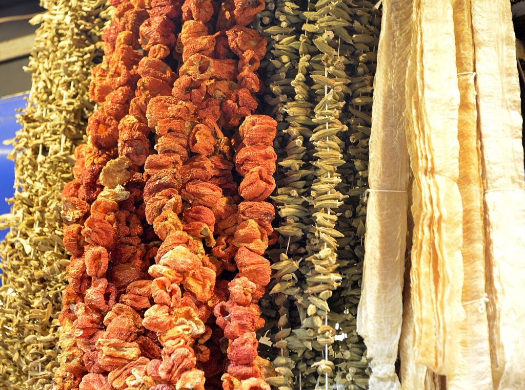 Hortalizas deshidratadas listas para sopas, salsas y platos preparados